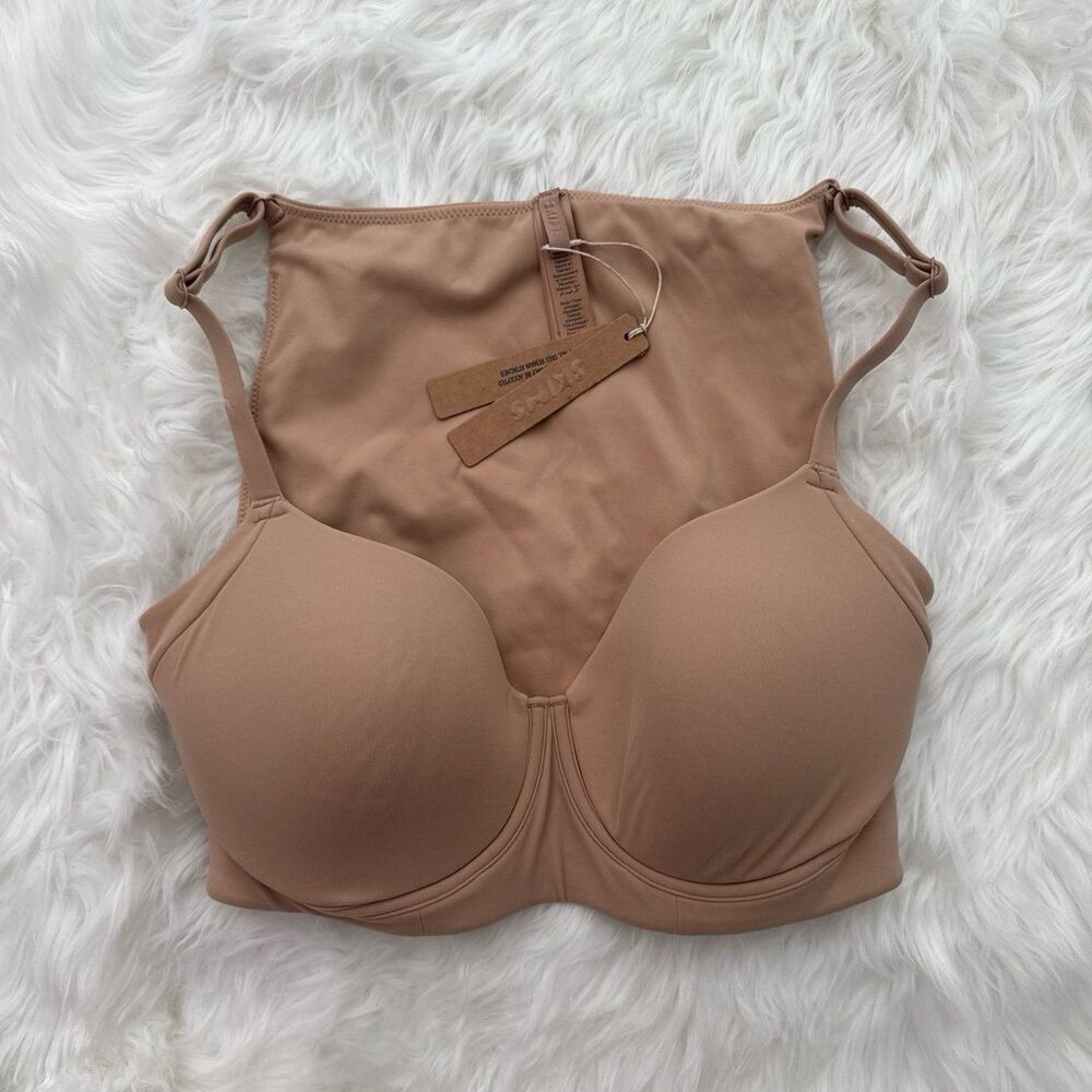 Skims Fits Everybody Back Smoothing Full Coverage Bra Clay Size 34D